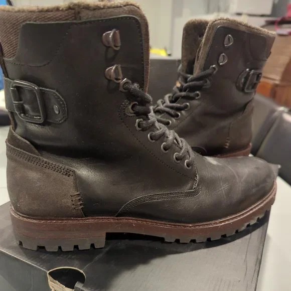 Aldo Proaviel Brown Leather Men\'s Boots size 10.5 ALDO Mens Aradowen Chelsea Leather Boots Size 10.5 Brown  main image 3